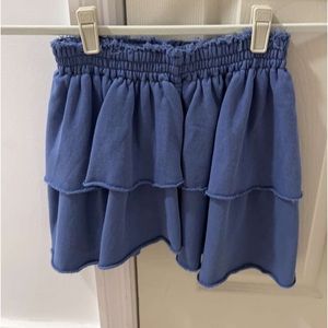 Aerie blue mini skirt. Layered. Size XS. $20